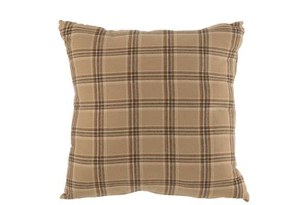 

Подушка J-LINE The Fireplace, 45x45x45 см, коричневый