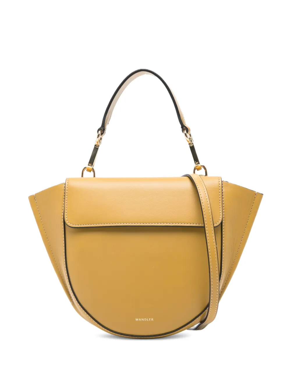 

Мини-сумка hortensia с клапаном на плечо Wandler, желтый