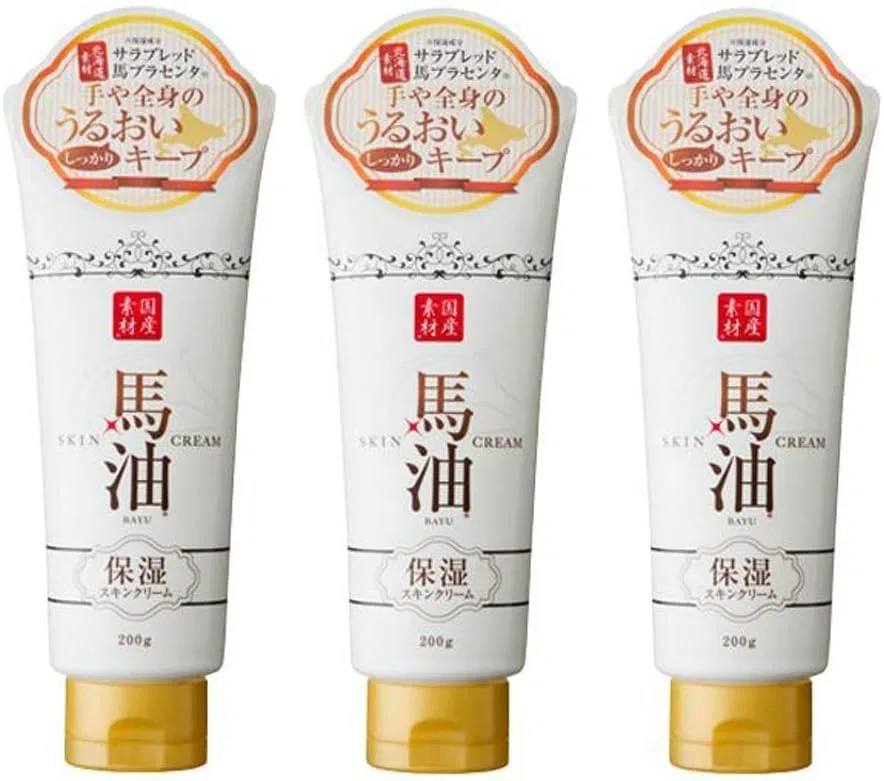 Крем для тела Lixan Horse Oil Moisturizing Skin Cream, вишневый аромат, 200 г, 3 шт Istyle
