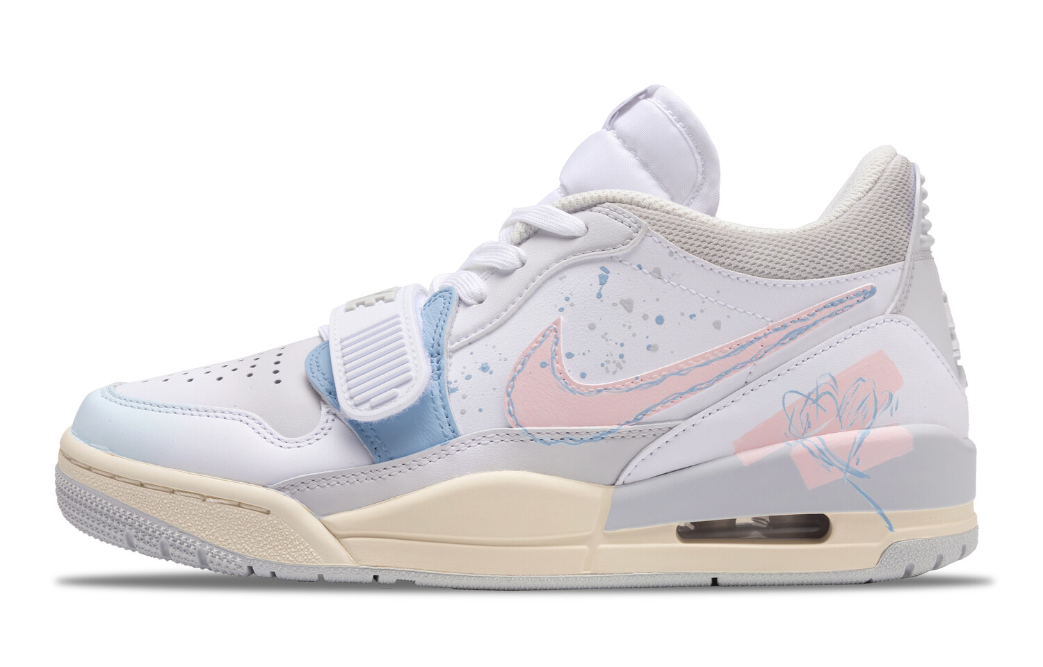 

Баскетбольные кроссовки Legacy 312 Vintage Men Low-Top White/Grey/Pink Jordan, Белый, Баскетбольные кроссовки Legacy 312 Vintage Men Low-Top White/Grey/Pink Jordan
