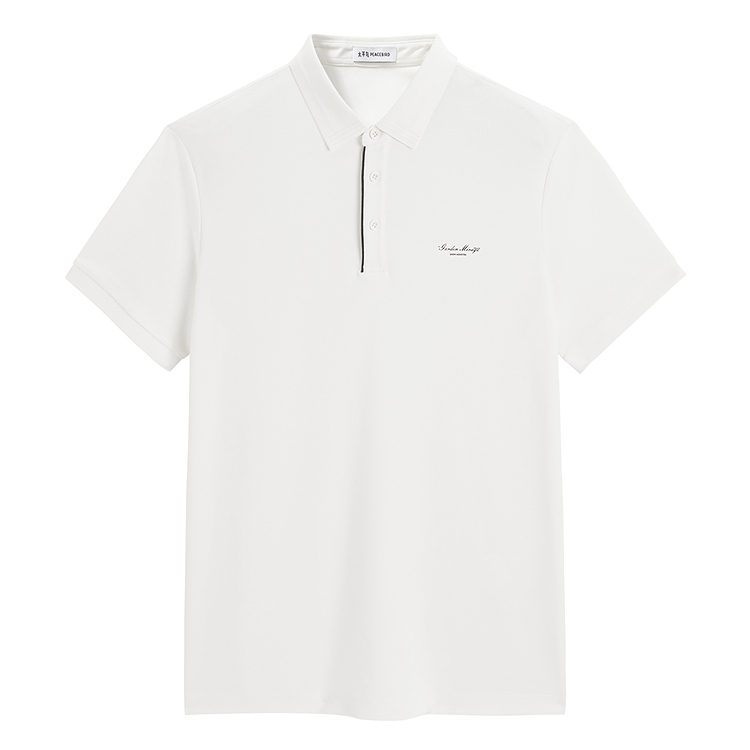 

Поло с лацканом, умеренно прямое PEACEBIRD MEN, бежевый, batch 1