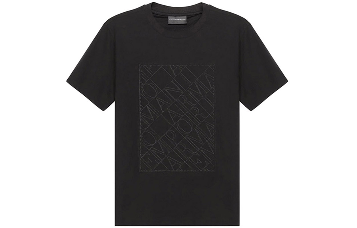 

EMPORIO ARMANI Футболка мужская черная, Черный, EMPORIO ARMANI Футболка мужская черная