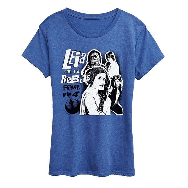 

Футболка с принтом Leia & the Rebels Star Wars, Heather Royal Blue, Синий, Футболка с принтом Leia & the Rebels Star Wars, Heather Royal Blue