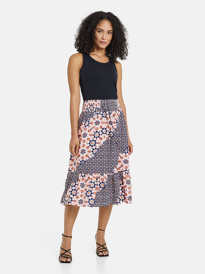 

Юбка Gerry Weber, цвет dunkelblau/rosé