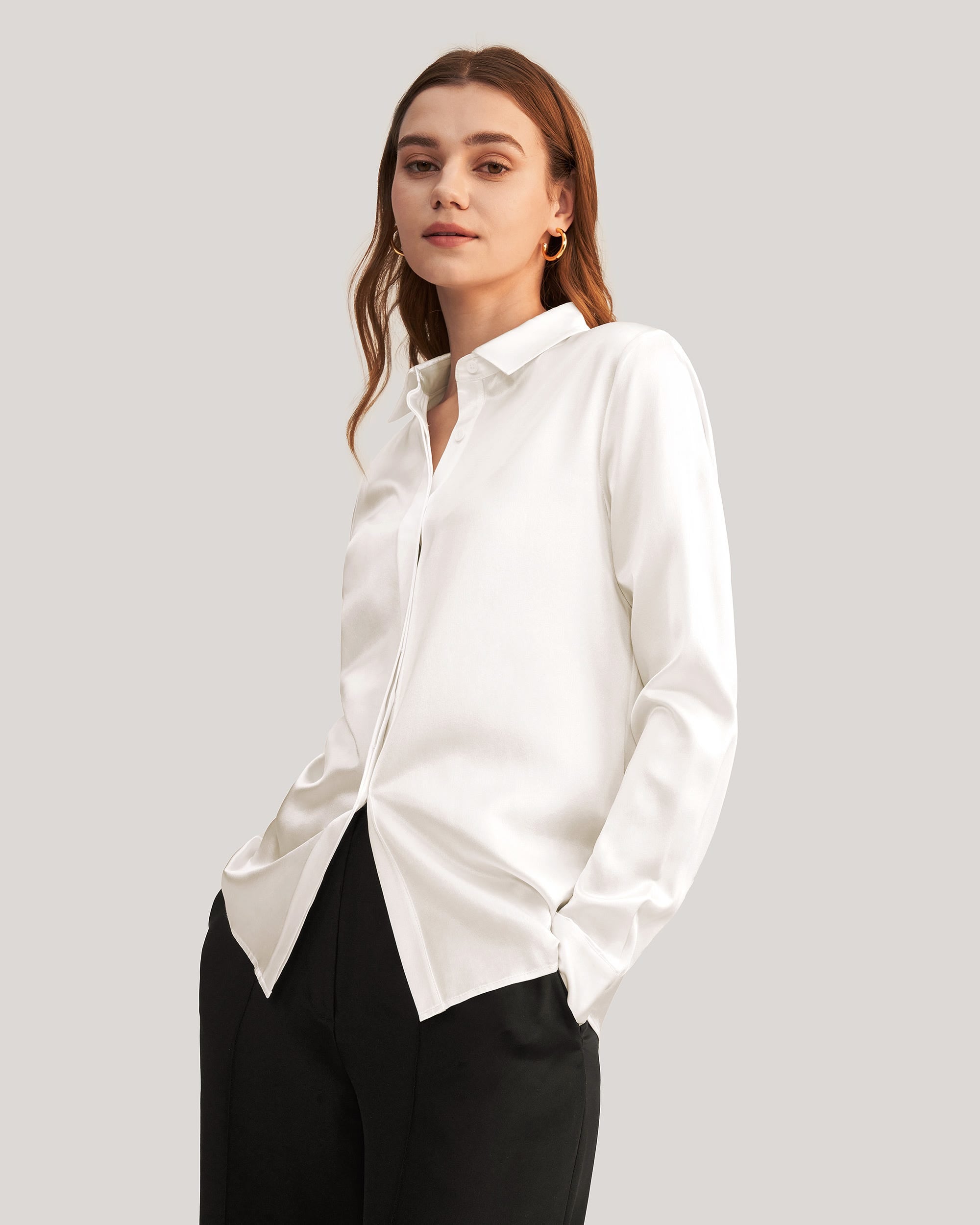 

Блузка женская LILYSILK, слоновая кость