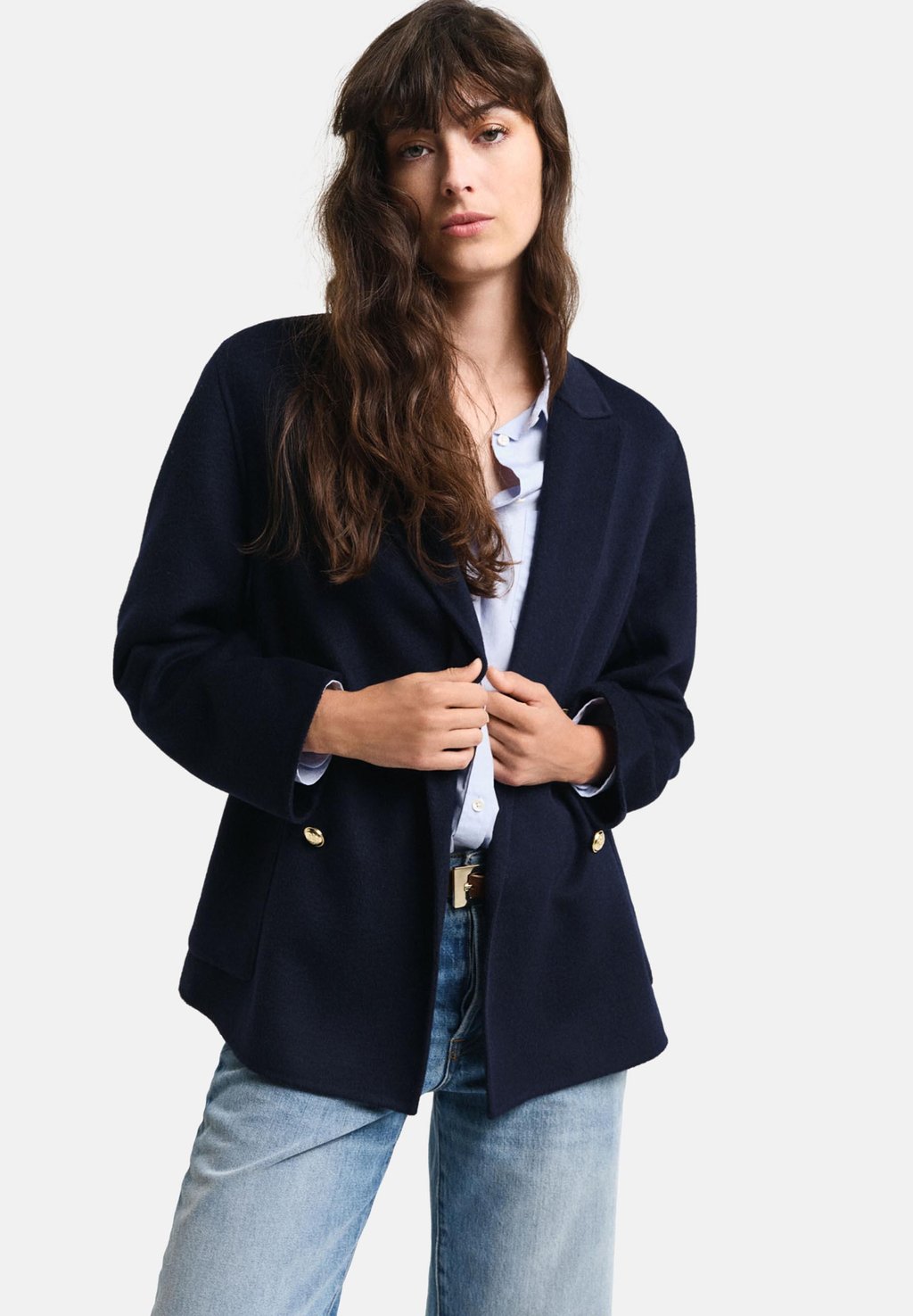 

Блейзер HANDSTITCHED CLUB GANT, темно-синий