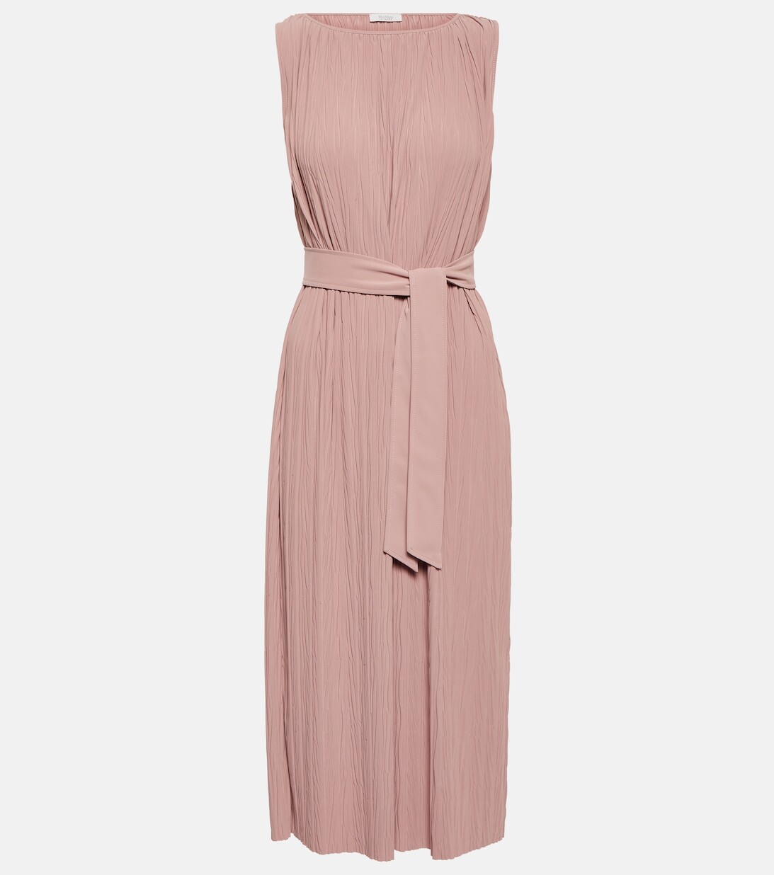 

Платье миди Leisure Vadius с поясом MAX MARA, розовый