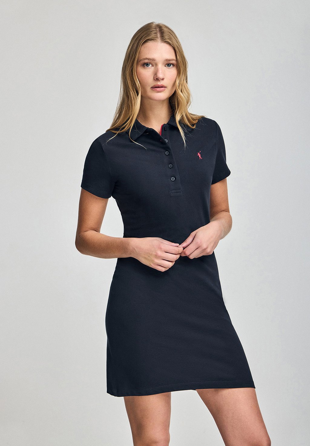 

Платье из джерси SHORT SLEEVE BUTTONS W RIGBY GO Polo Club, синий