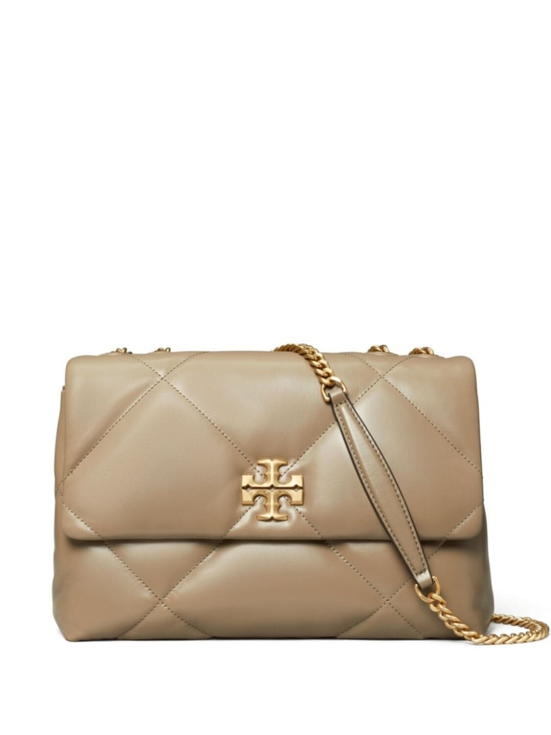 

Tory Burch сумка на плечо Kira, нейтральный цвет