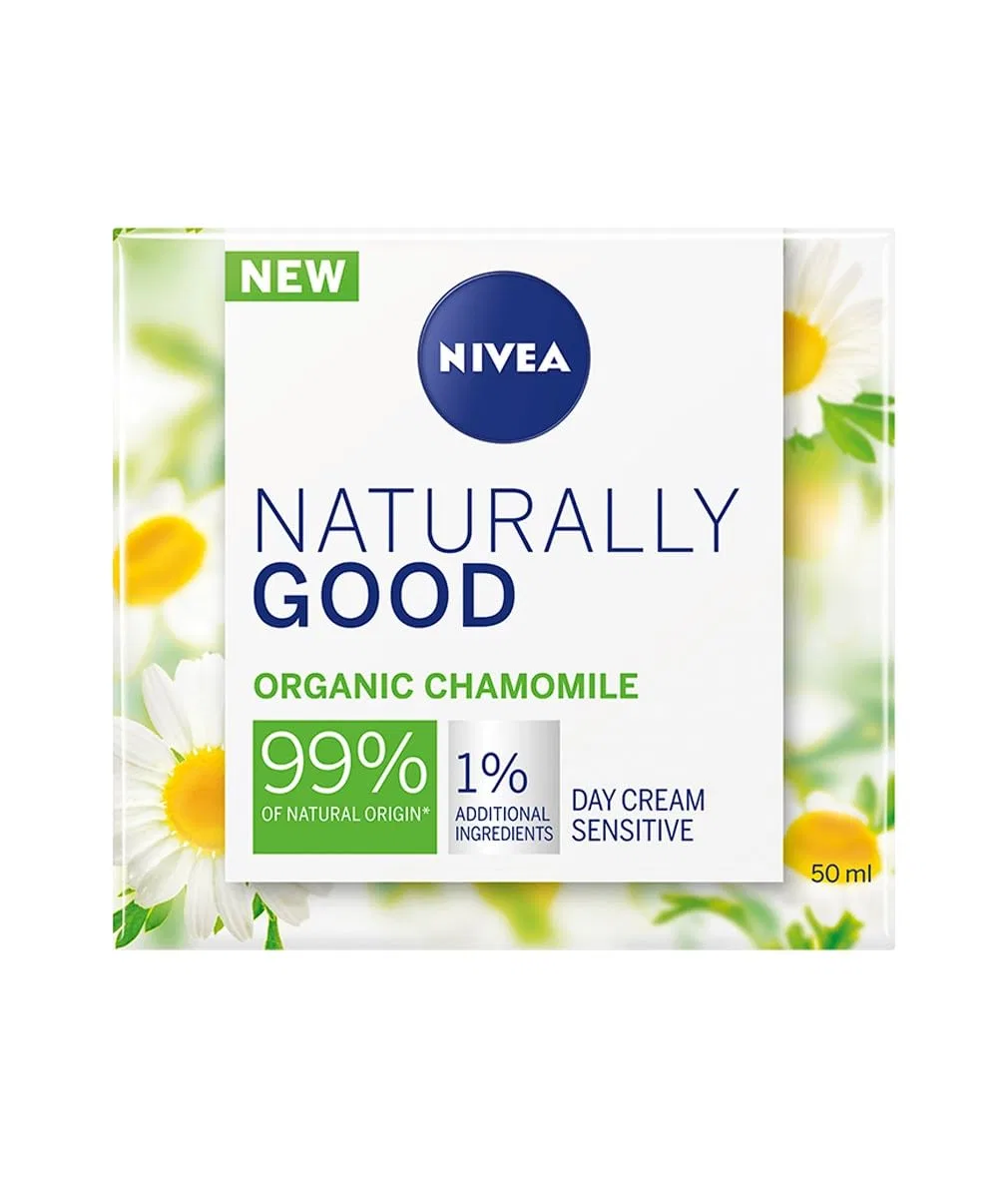Крем для лица Nivea — Дневной для чувствительной кожи «Naturally Good Radiance Sensitive» от