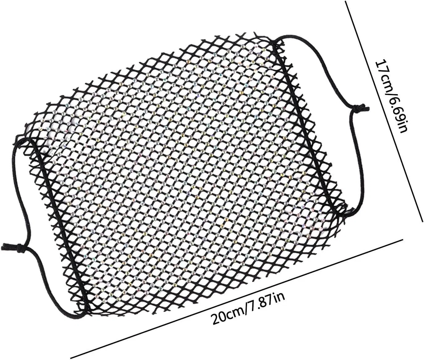 Маска для лица Rhinestone Mesh — фото 4