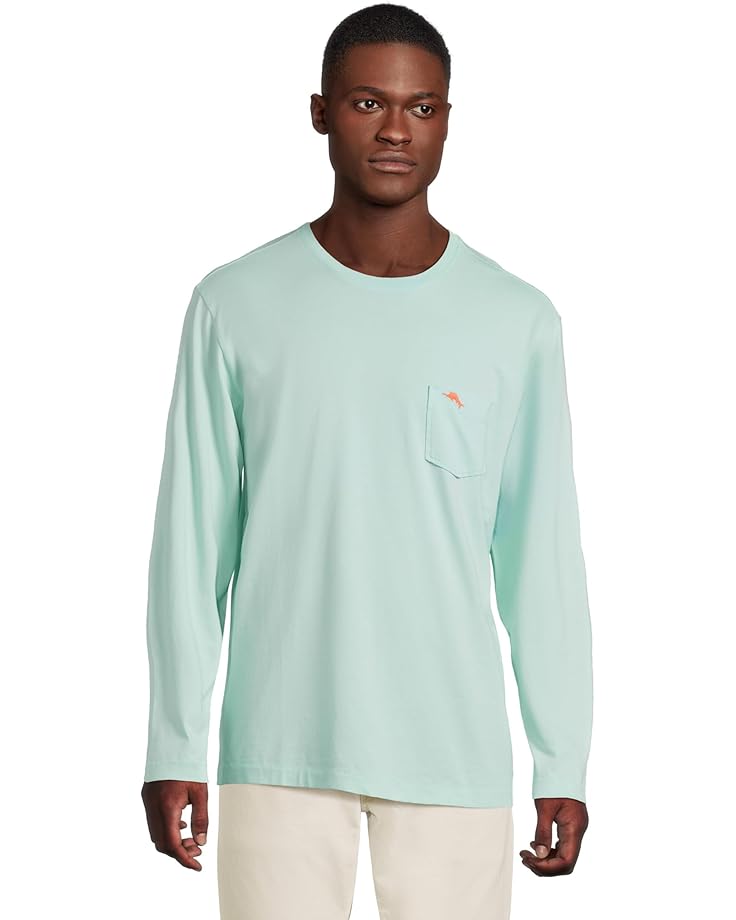 

Футболка Tommy Bahama New Bali Skyline Long Sleeve T-Shirt, цвет Aquarius