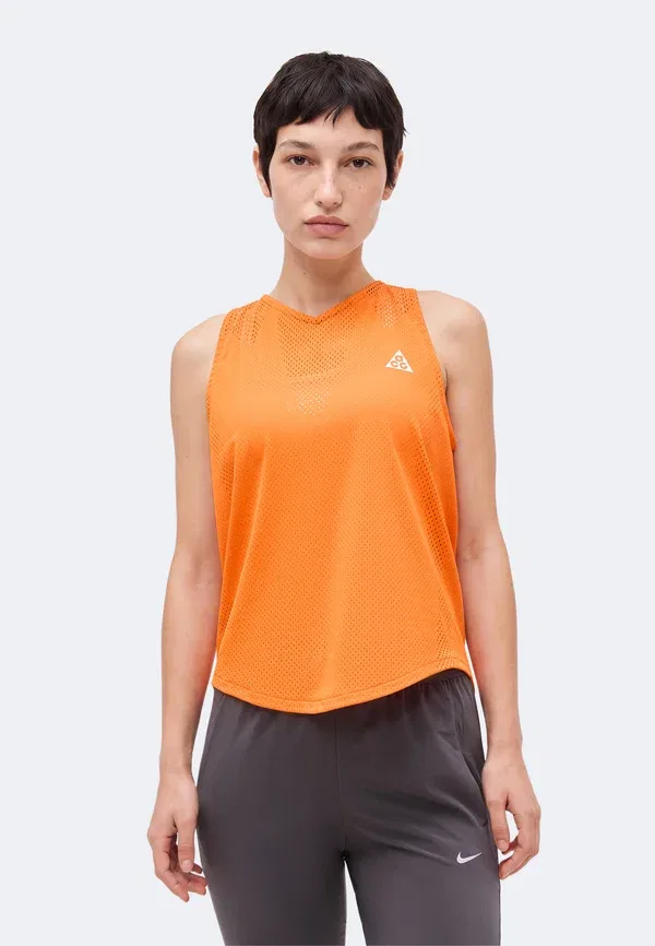 Топ-майка Trailwind Nike Acg, оранжевый защитный/белый вершинный