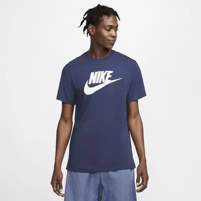 

Футболка Nike Sportswear, цвет Midnight Navy/White