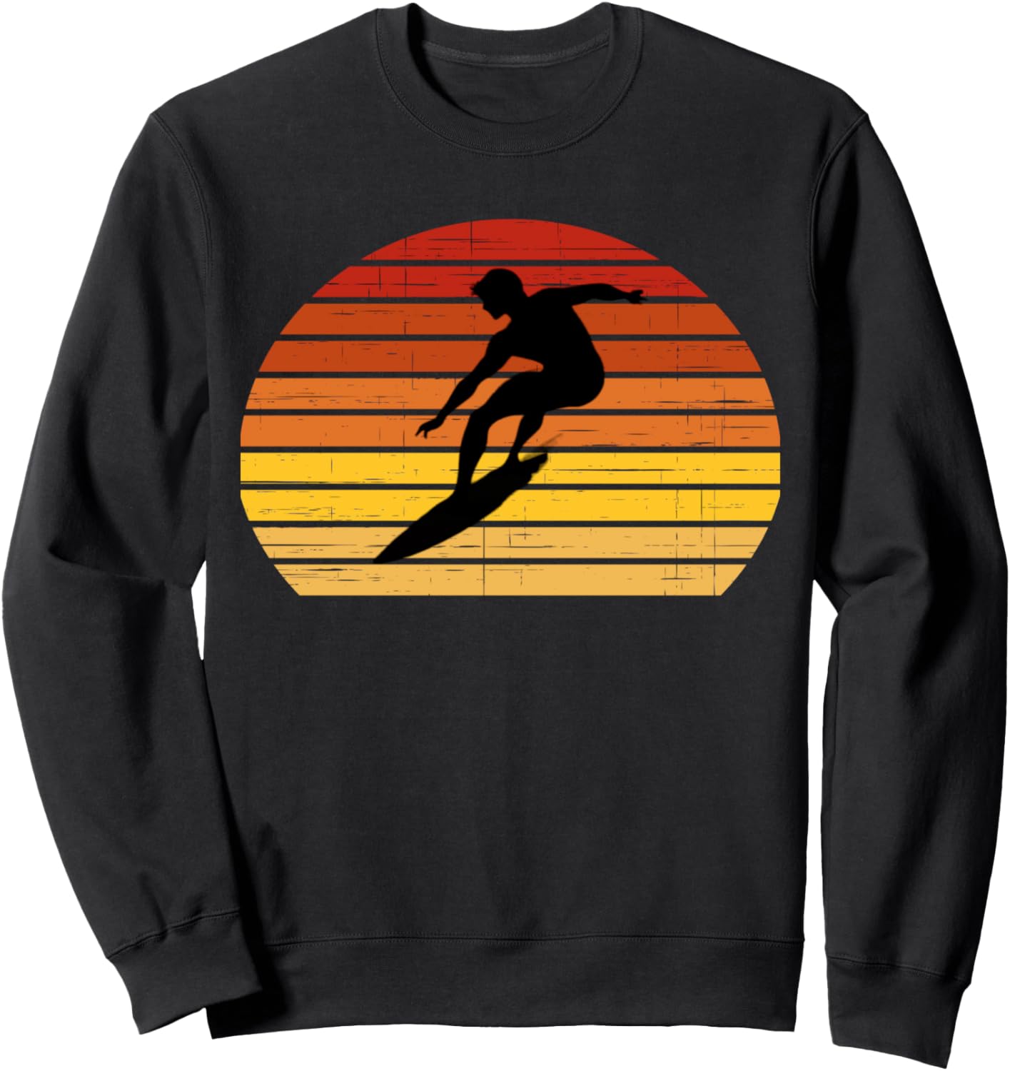 

Толстовка PanfurWare LLC Surfer Retro Sunset, черный