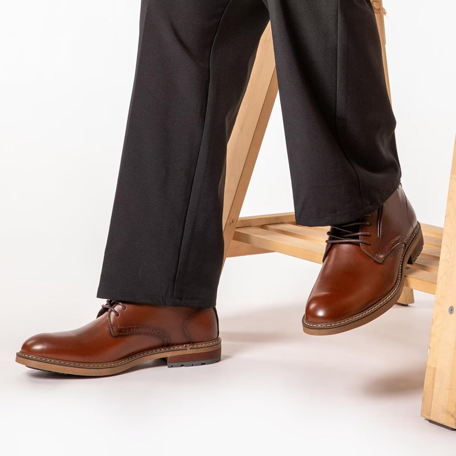 Мужские ботинки Arkbird Chukka из натуральной кожи, классические повседневные ботинки оксфордского стиля — фото 2