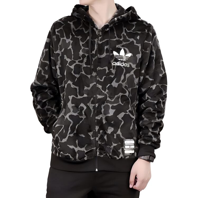 Куртка мужская темно-коричневая Adidas Originals, коричневый — фото 4