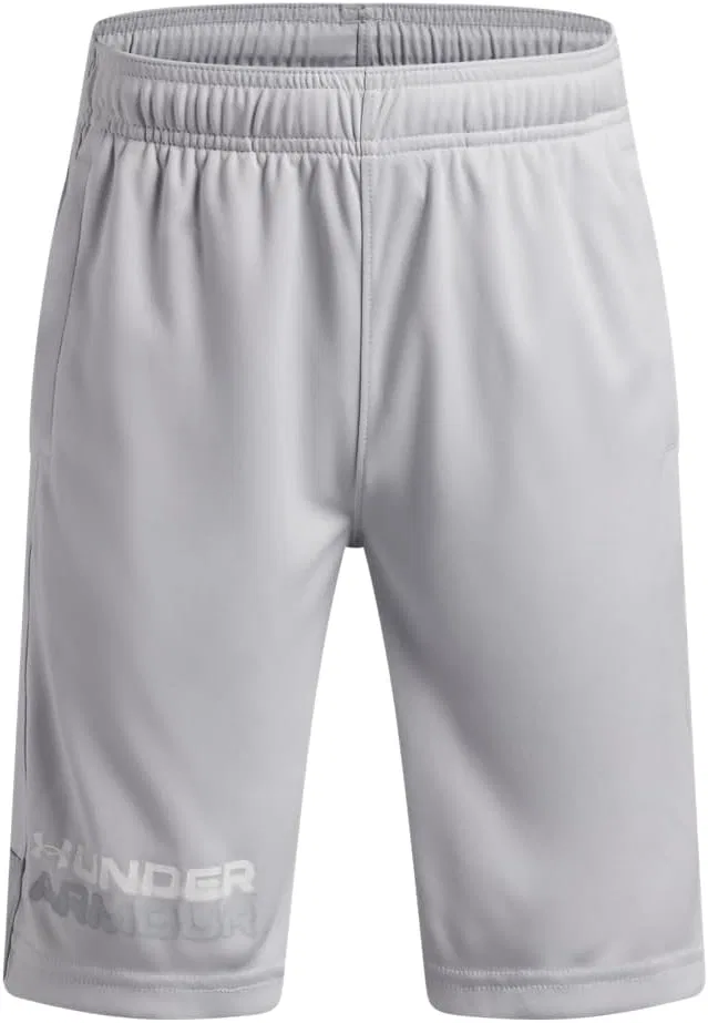 Детские шорты Under Armour с графическим принтом, (014) Halo Gray//White