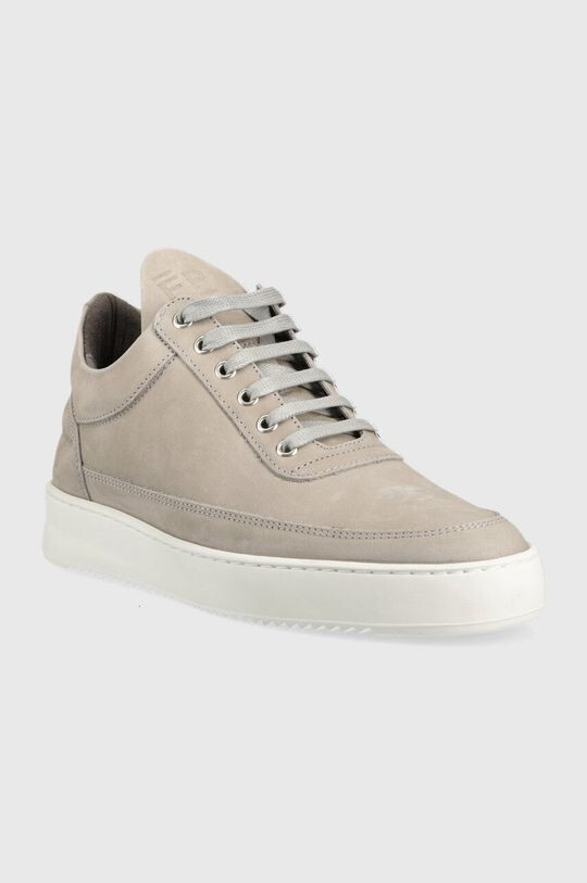 Кроссовки Low Top Ripple из нубука Filling Pieces, серый — фото 2