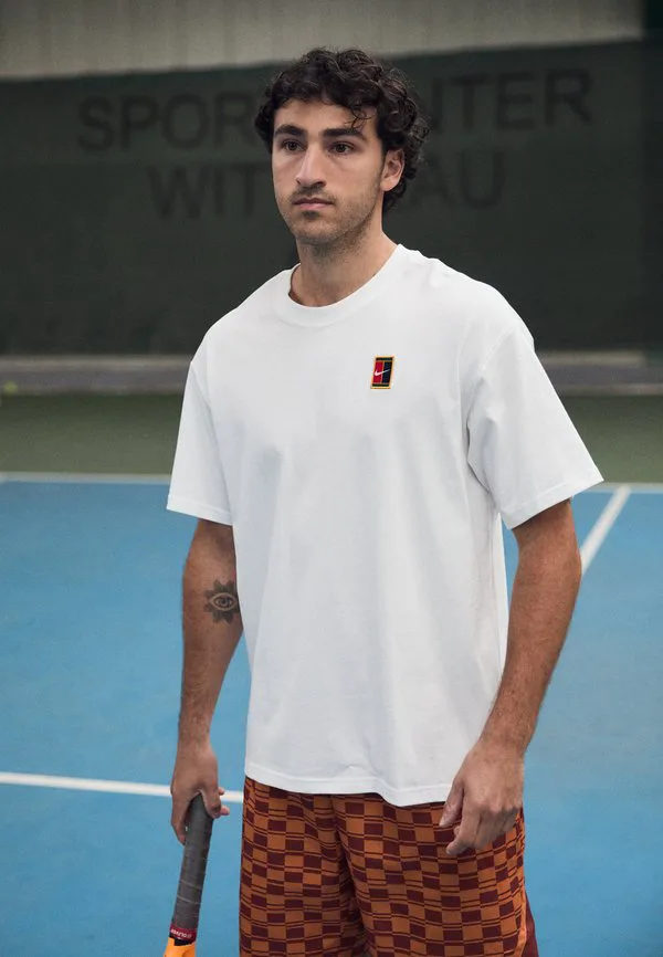 Футболка nikecourt, базовая футболка Nike Performance, White
