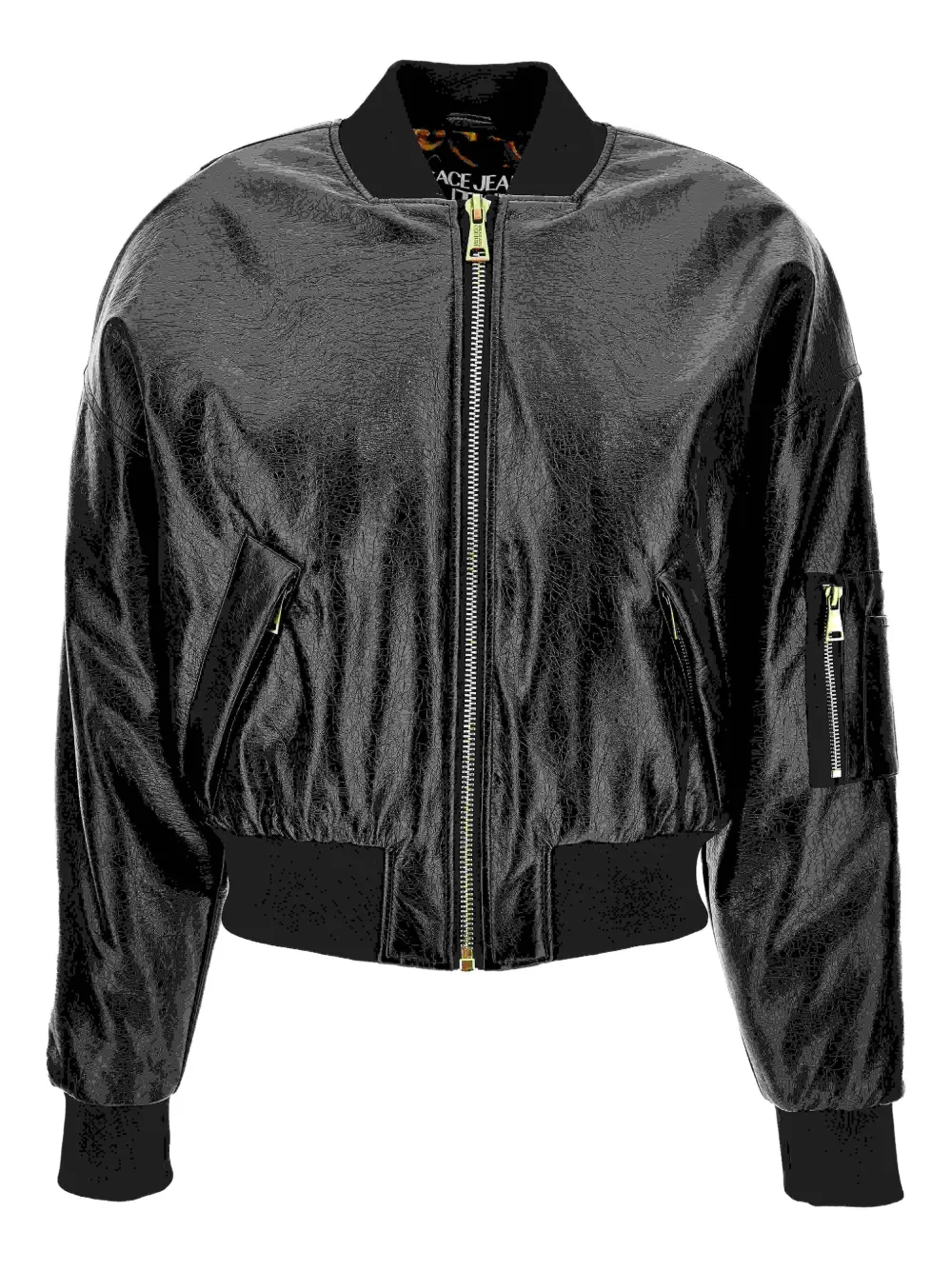 

Бомбер на молнии Versace Jeans Couture, черный