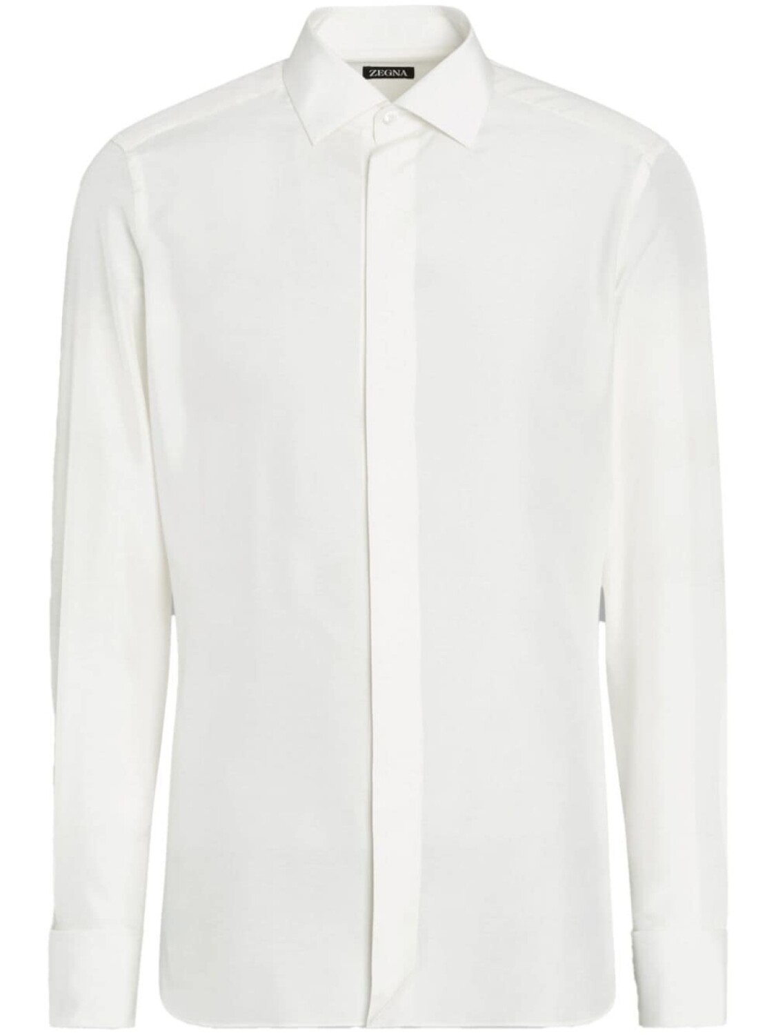 

Zegna шелковая рубашка, белый