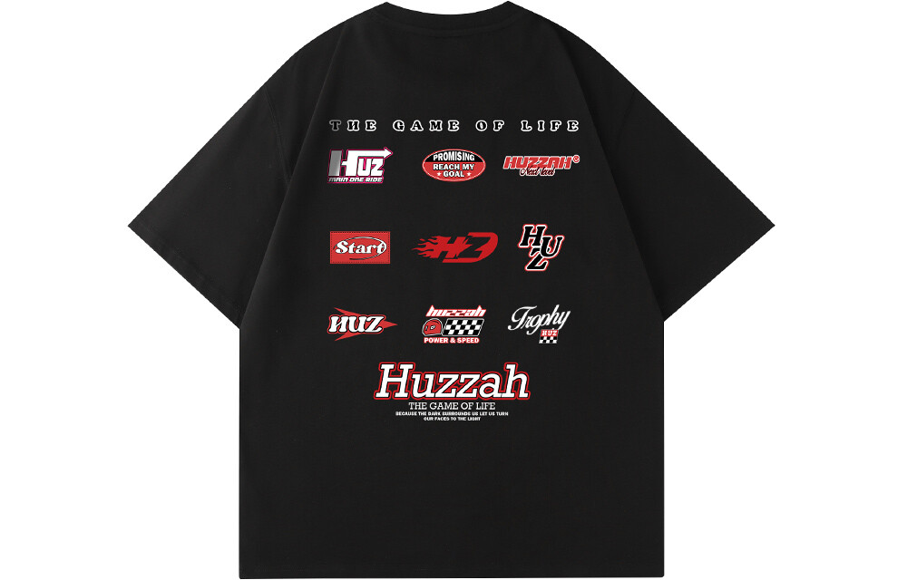 

Футболка унисекс Huzzah, черный