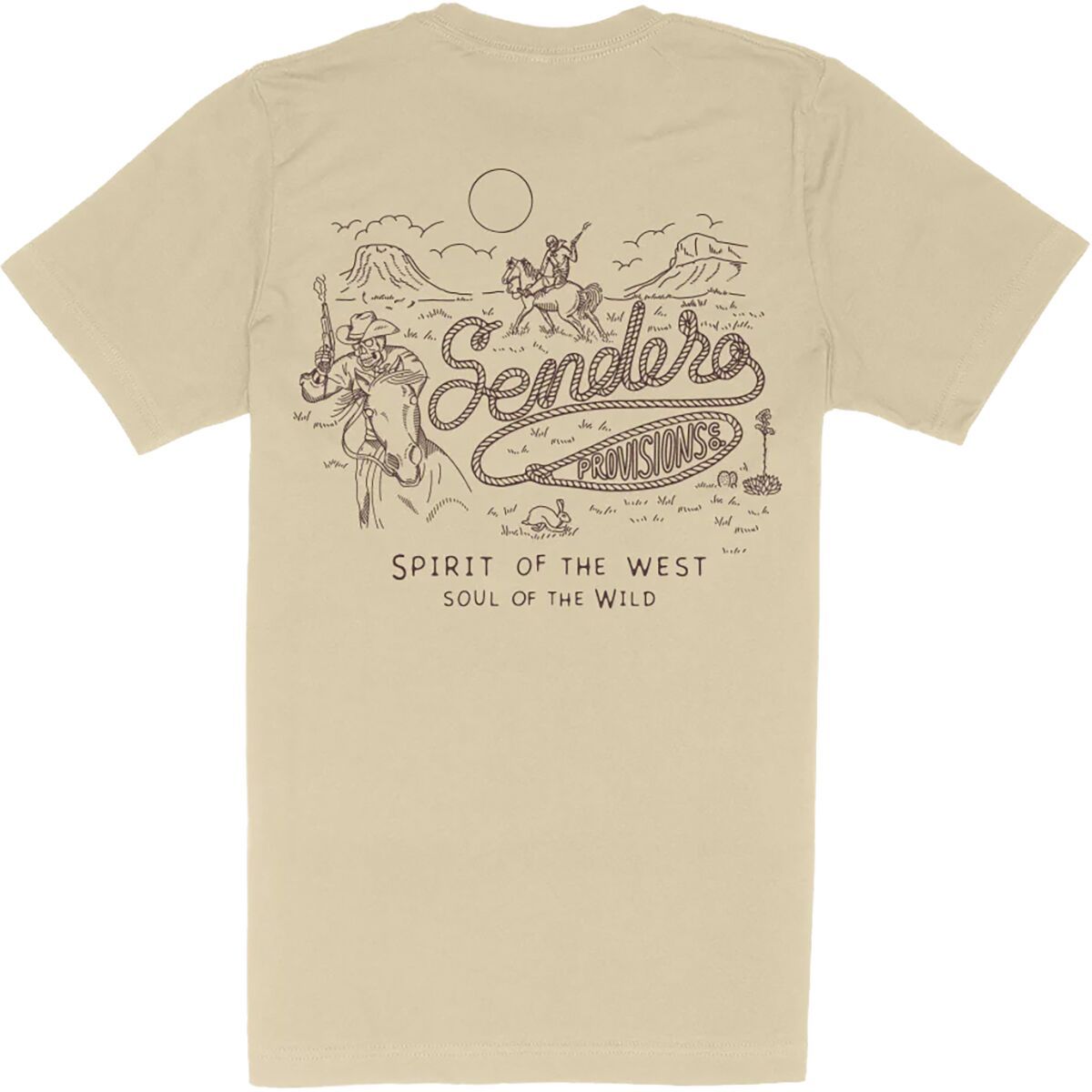 

Футболка Skeleton riders Sendero Provisions Co., цвет cream