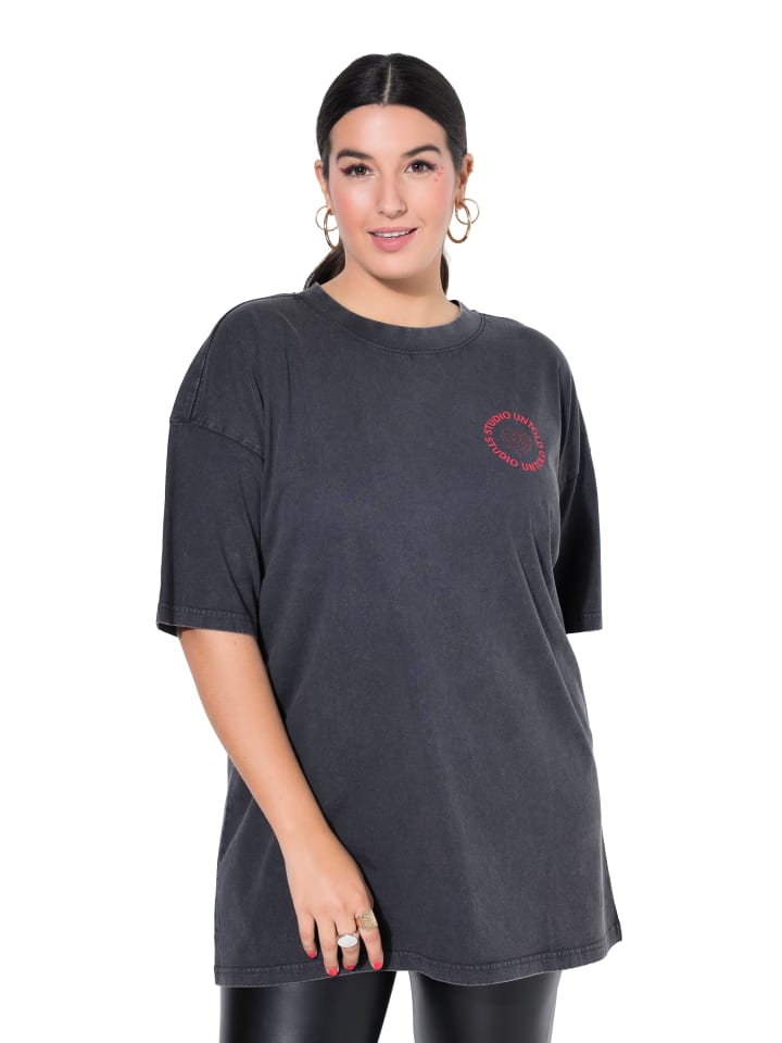 

Studio Untold Футболка антрацитового цвета, Черный, Studio Untold Футболка антрацитового цвета