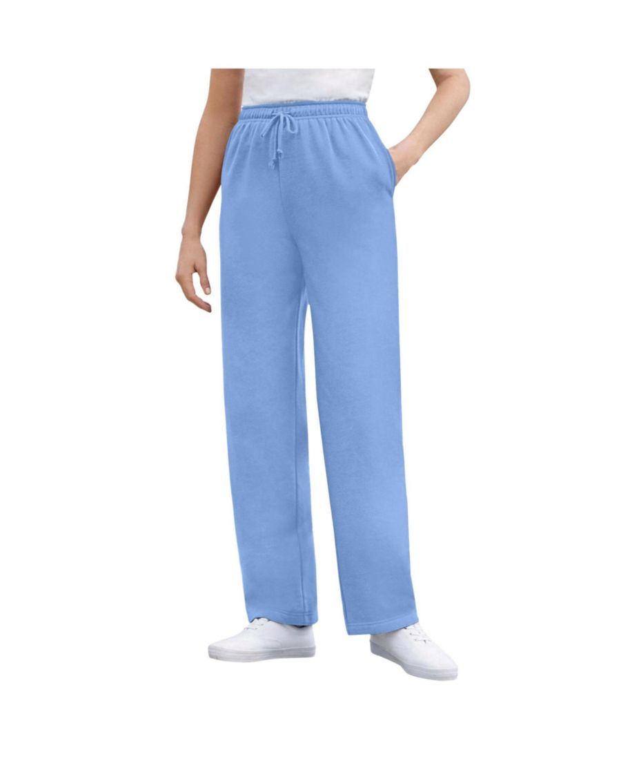 

Женские спортивные штаны Within Tall Better-Fleece Pull-On с завязками Woman Within, French blue