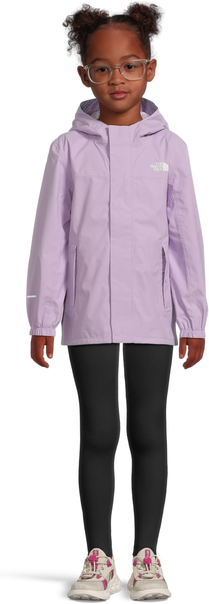 Куртка The North Face Kids Antora Rain Jacket, цвет Lite Lilac — фото 4