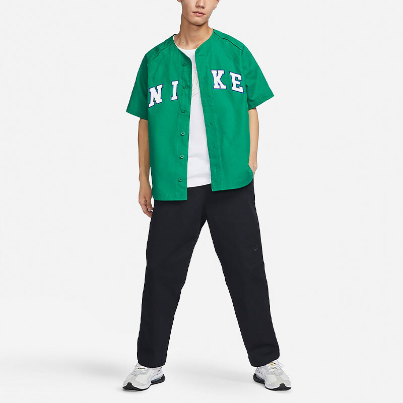 Футболка унисекс павлинье-зеленая Nike, зеленый — фото 3