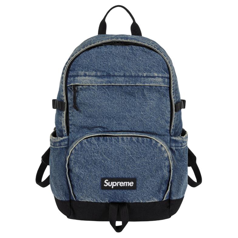 

Supreme Нейлоновый рюкзак унисекс джинсовый синий, Denim Blue