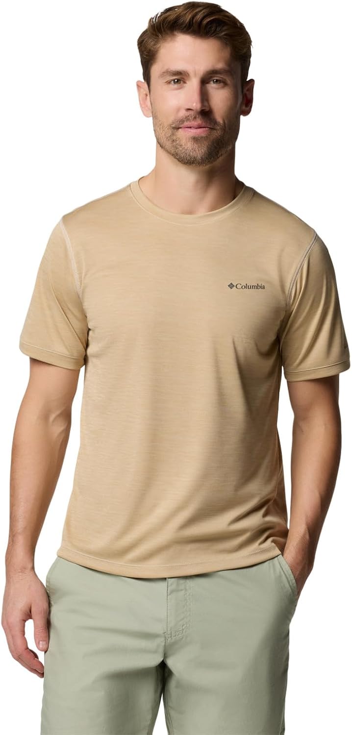 

Columbia мужская футболка Sage Peak Knit с коротким рукавом, Dark Stone Heather, Зеленый, Columbia мужская футболка Sage Peak Knit с коротким рукавом, Dark Stone Heather