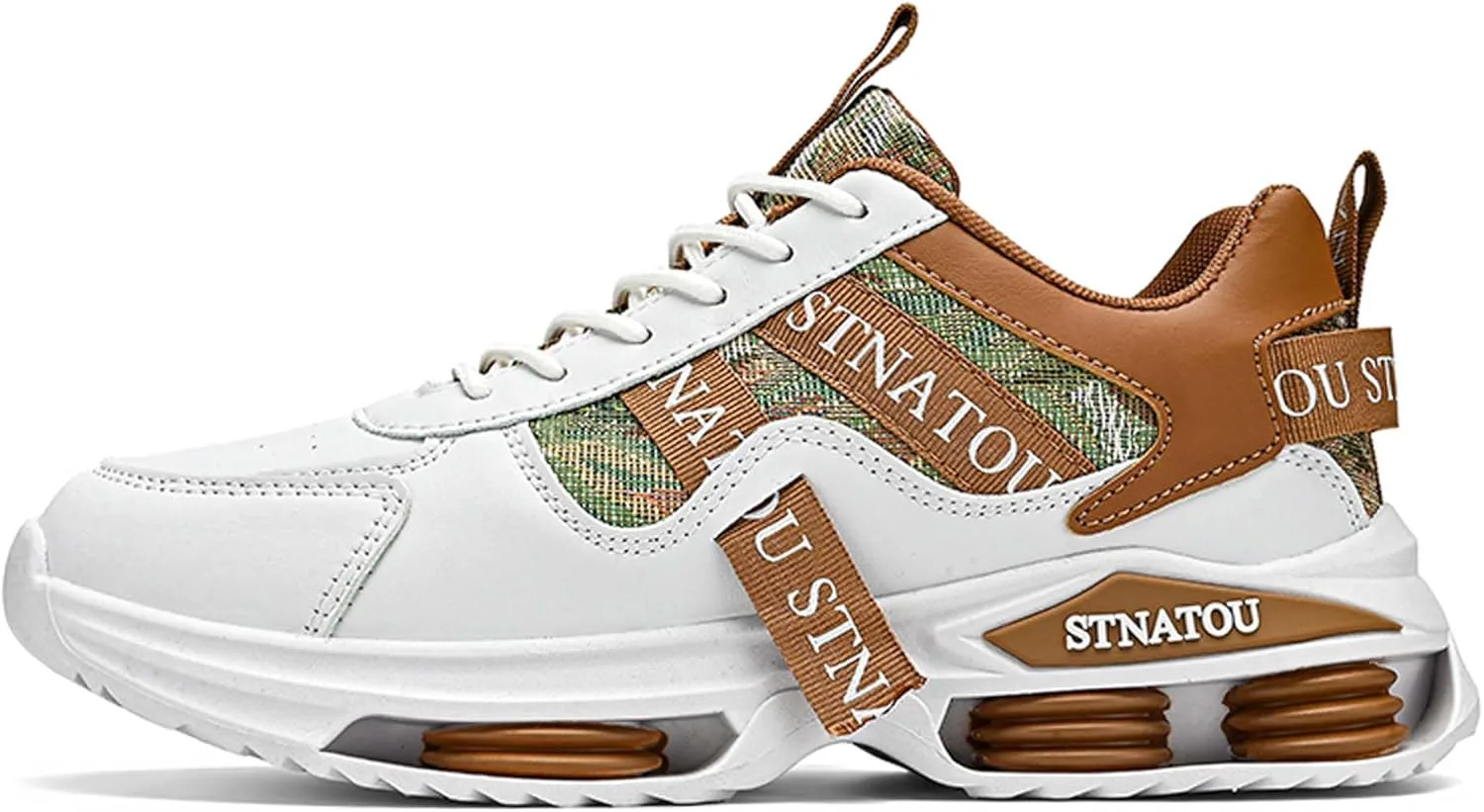 

Стильные красочные баскетбольные кроссовки для мужчин и женщин, удобные походные ботинки для рюкзака DZBAJRQM, коричневый