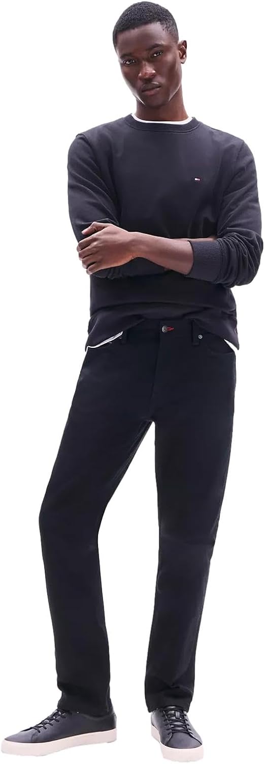 Коллекция мужских толстовок TOMMY HILFIGER Crew 2025, Th Black — фото 2