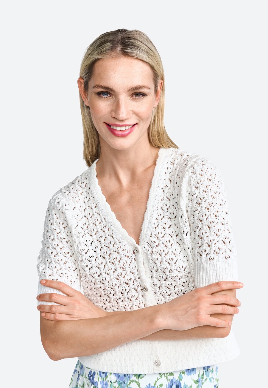 

Кардиган Rich & Royal Cardigan, Pearl White/White