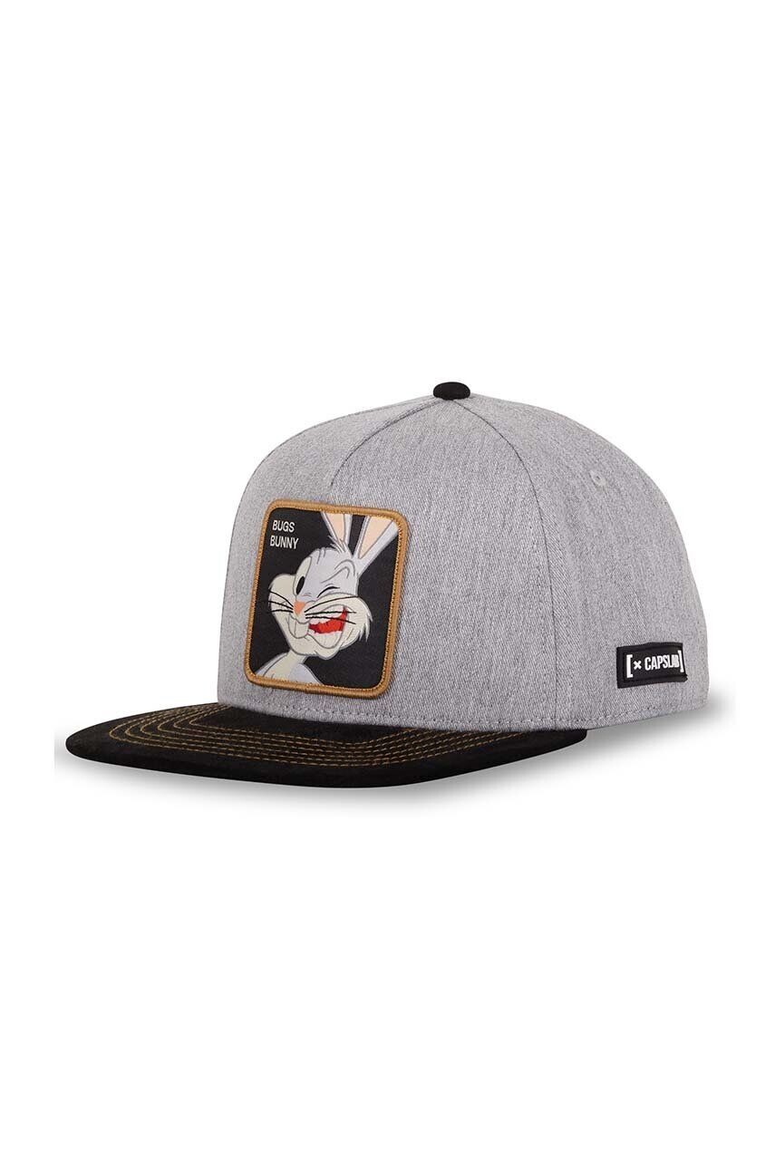 

Бейсбольная кепка Capslab x Looney Tunes, серый