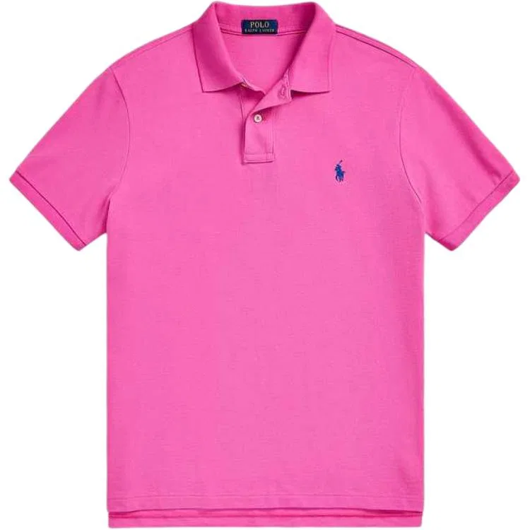 Поло из хлопка Polo Ralph Lauren, Fuchsia