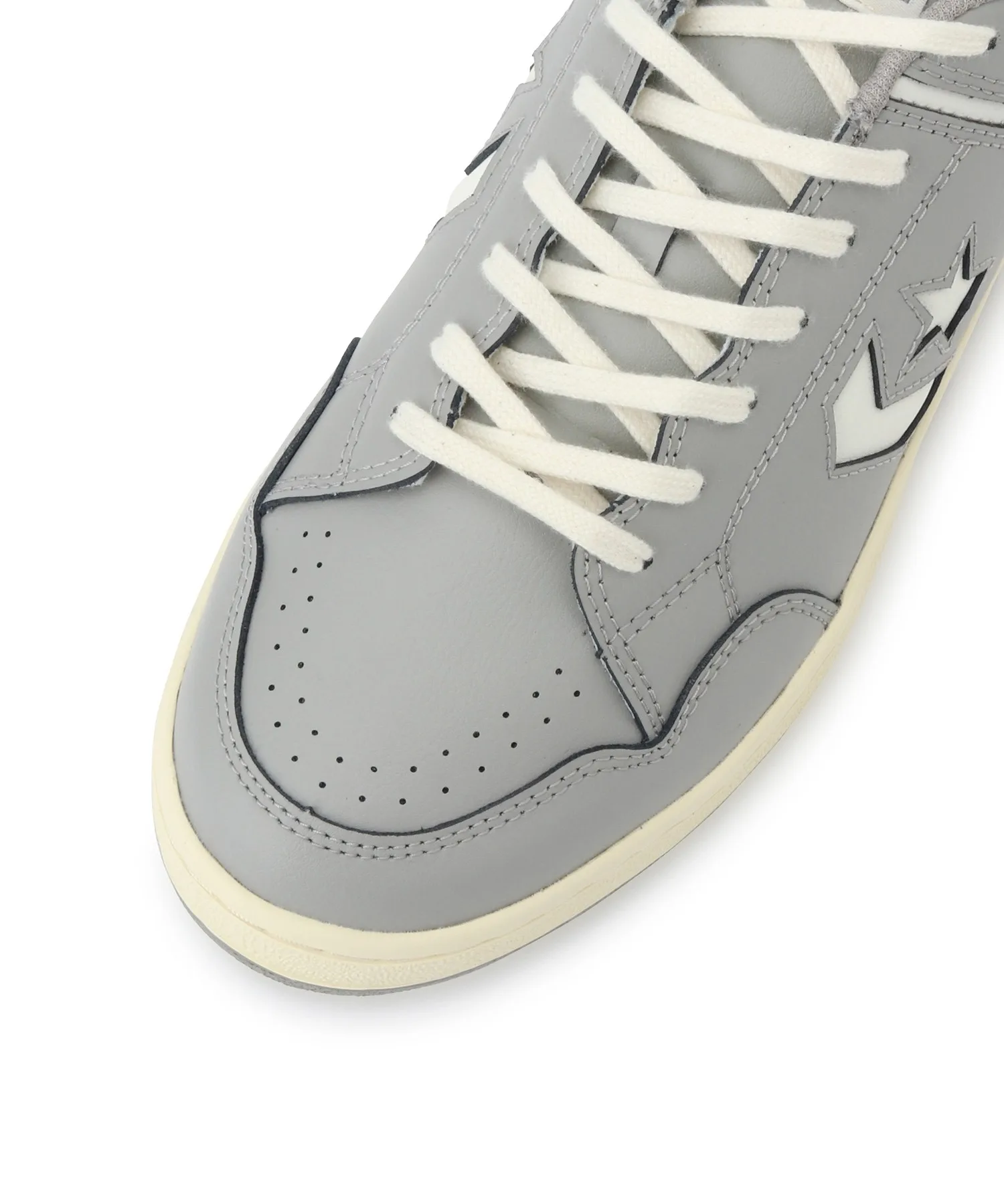 Мужские кроссовки из натуральной кожи WEAPON CC OX CONVERSE белые — фото 4
