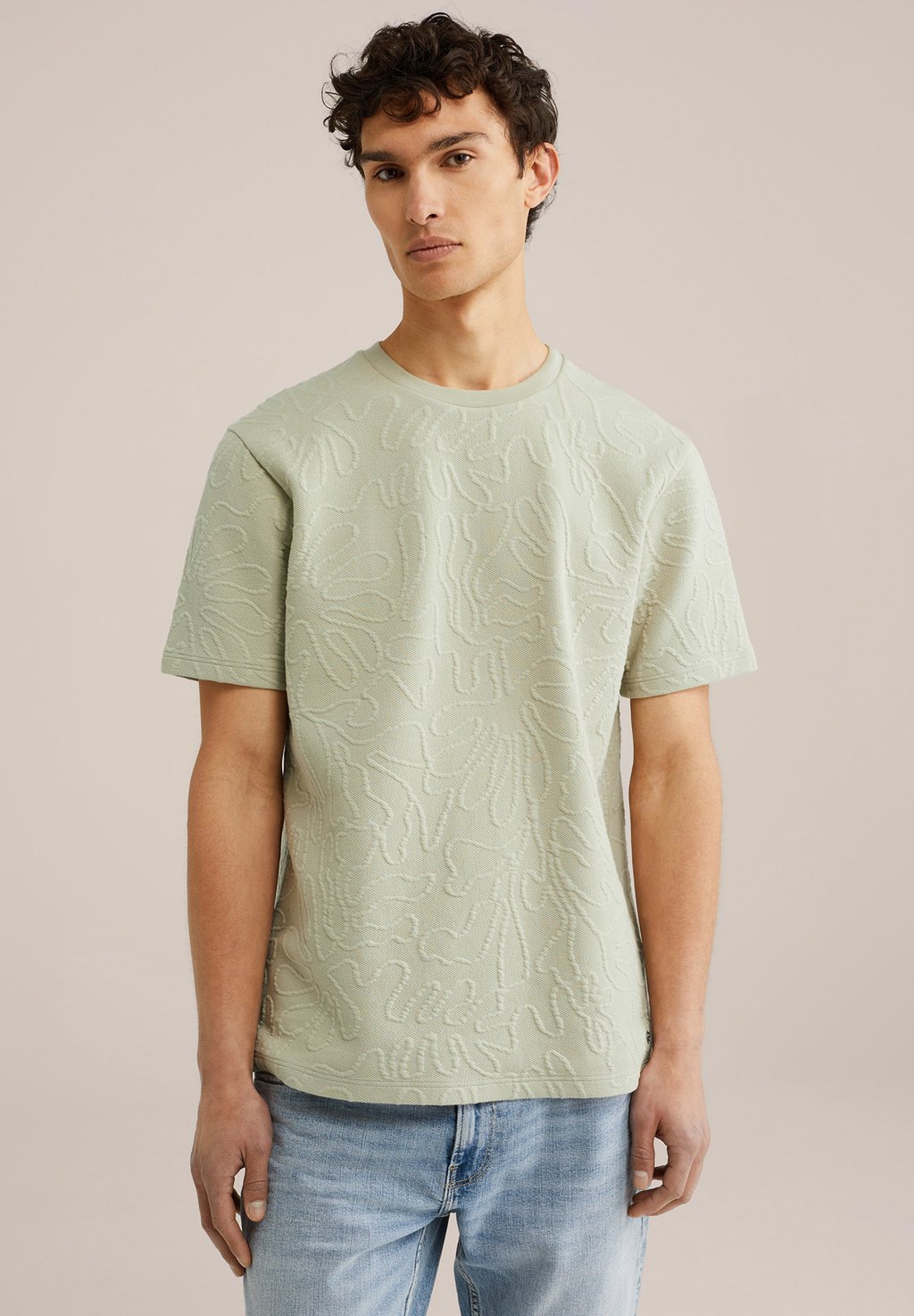 

Футболка с принтом WE Fashion, цвет Moss Green