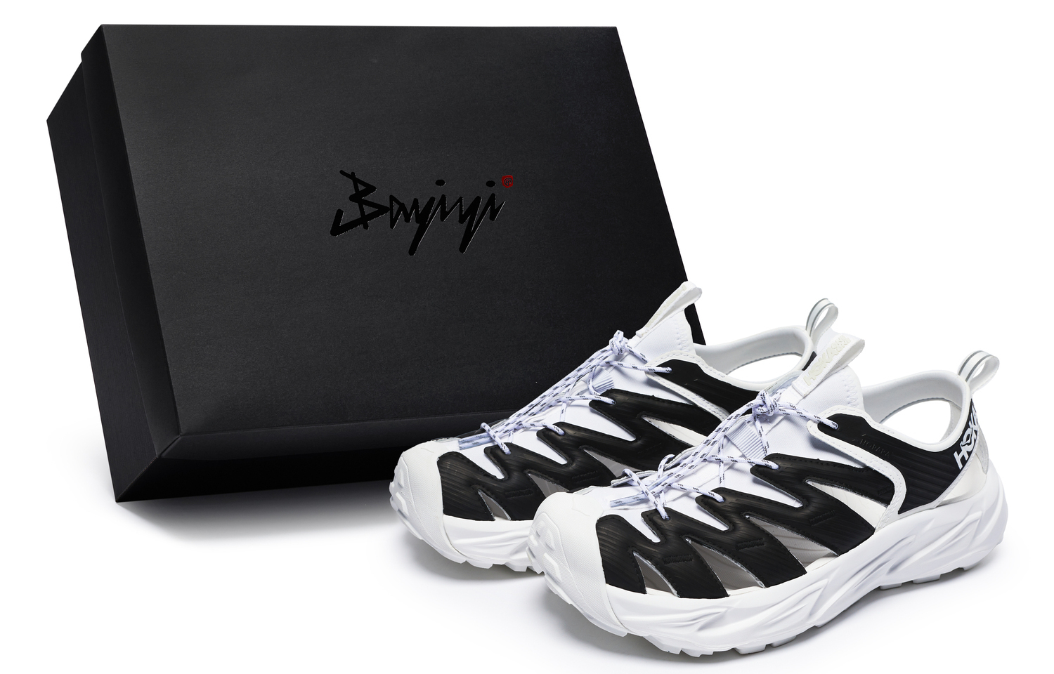 Hopara Series River Trekking Shoes Unisex White HOKA ONE ONE, Black White