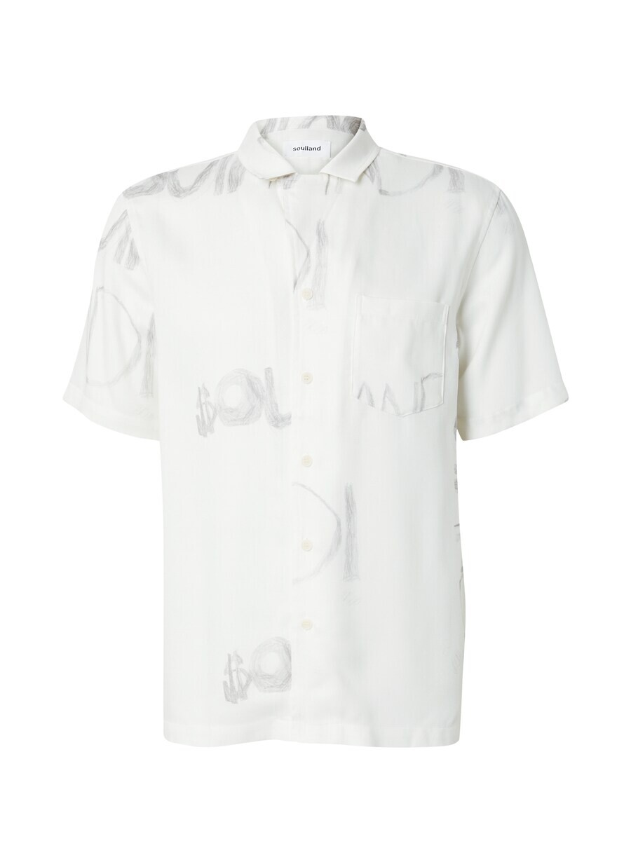 

Повседневная рубашка Soulland Regular fit Button Up Shirt Orson, белый