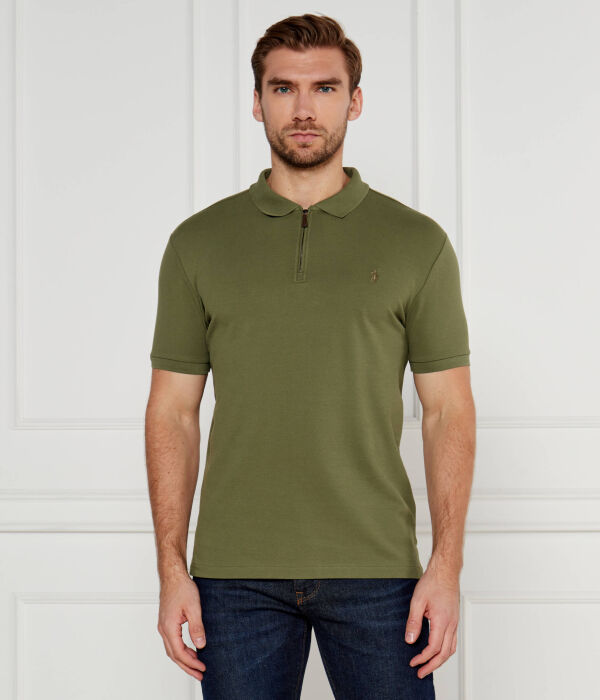 

Рубашка поло Slim fit Polo Ralph Lauren, зеленый