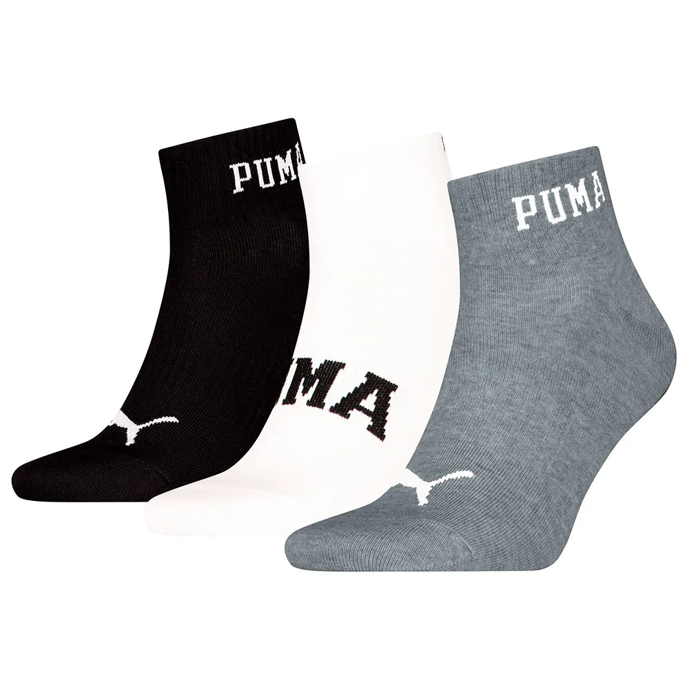 

Носки 3 шт Puma Logo Quarter, разноцветный