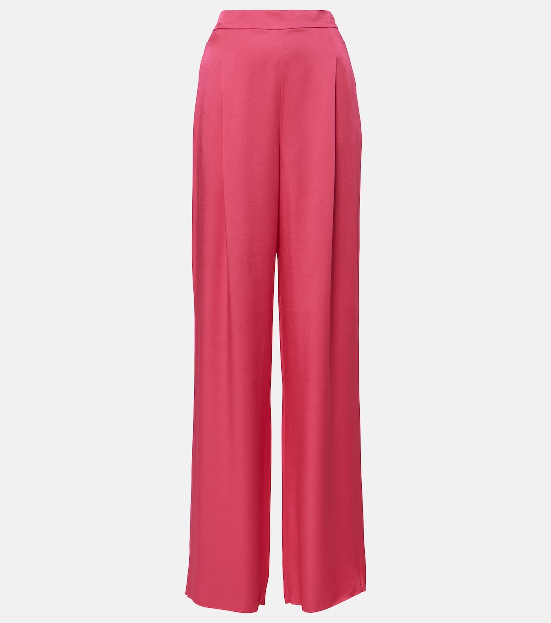 

Широкие атласные брюки Ieti Max Mara, Fuxia