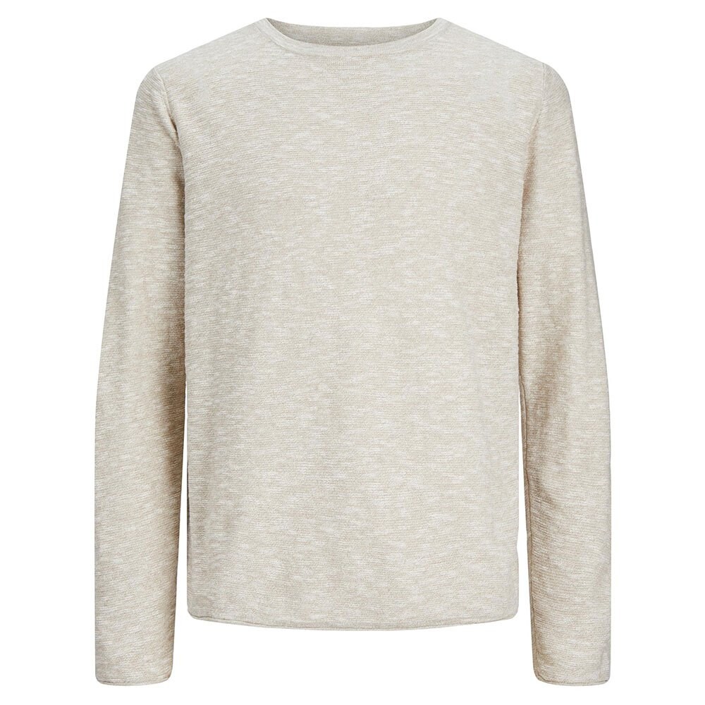 

Свитер Jack & Jones Linen Knit Crew Neck, бежевый