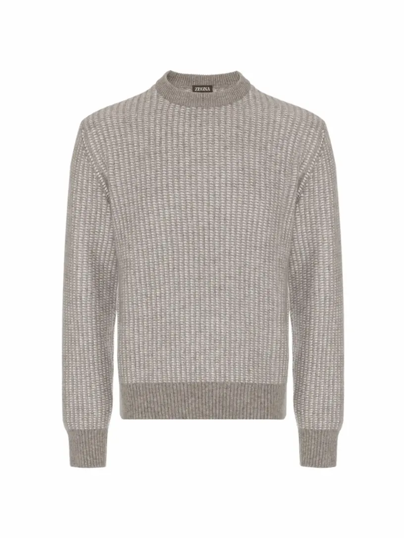 

Вязаный джемпер Zegna, серый