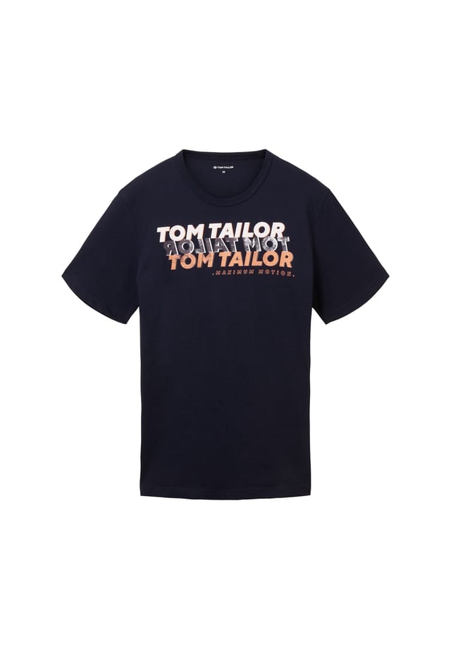 

Футболка с коротким рукавом Tom Tailor, синий