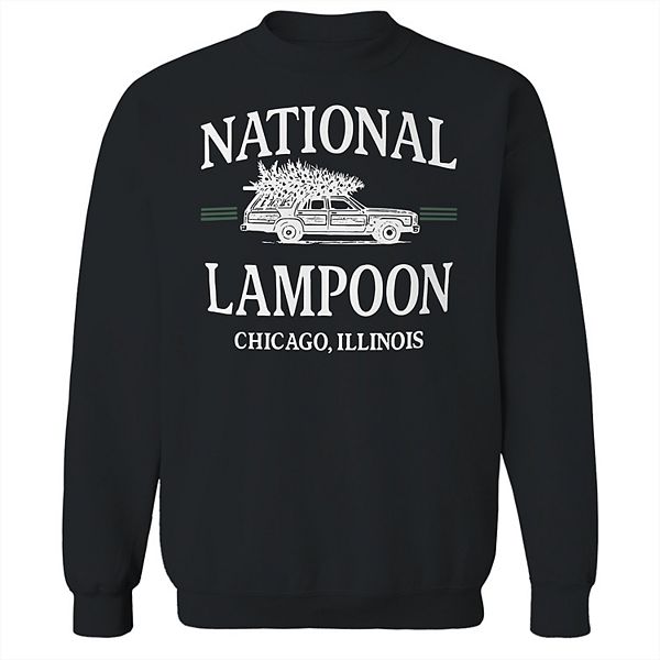 

Мужской свитшот с принтом National Lampoon's Christmas Vacation Chicago Illinois Licensed Character